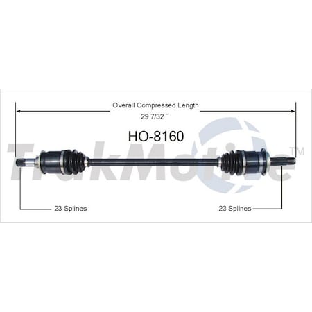 Surtrack Axle Cv Axle Shaft, Ho-8160 HO-8160